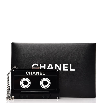 Chanel Lucite Cassette Clutch Black 8 of 8