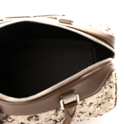 Louis Vuitton Sequin Monogram Sunshine Express Speedy Kaki 5 of 9
