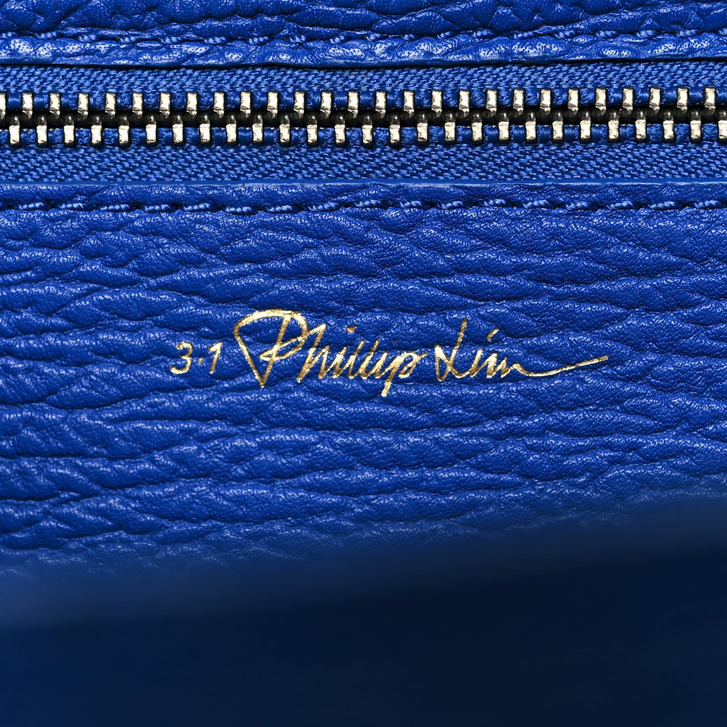Textured Calfskin Pashli Backpack Cobalt