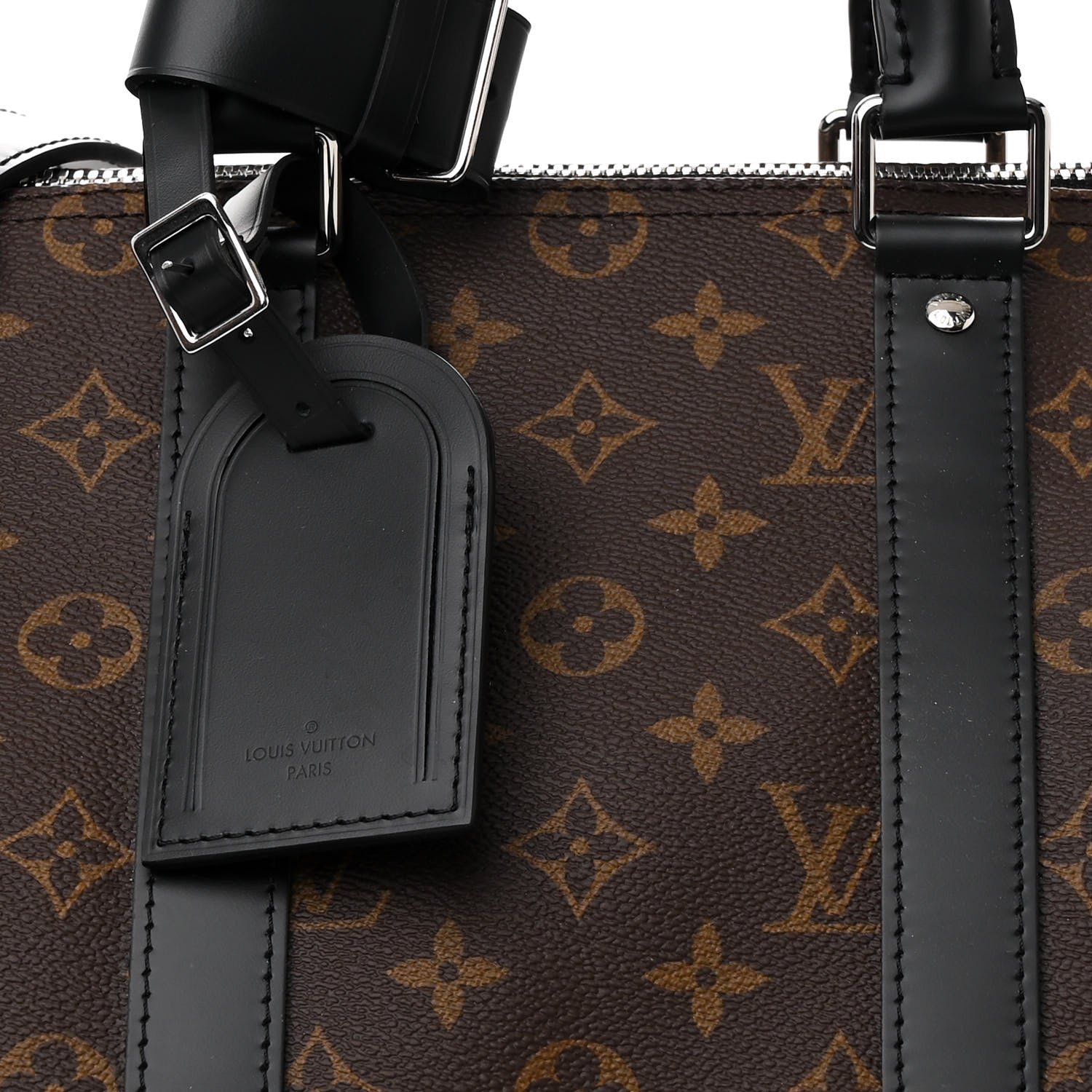 Louis Vuitton Monogram Macassar Keepall Bandouliere 45 6 of 8