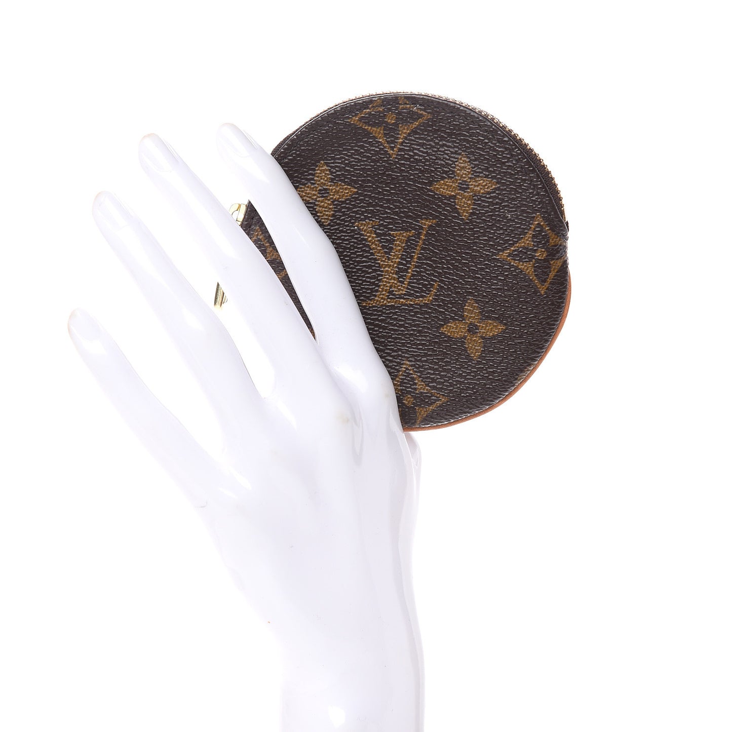 Monogram Round Coin Purse