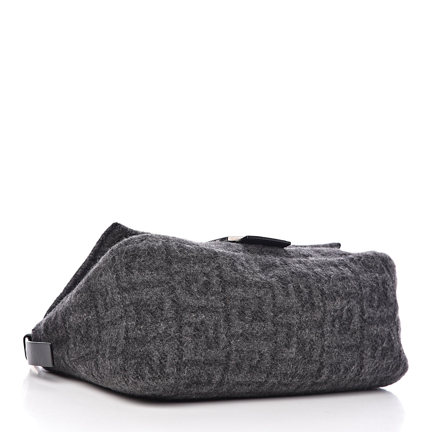 Fendi Wool Zucca Mama Baguette Grey 4 of 10