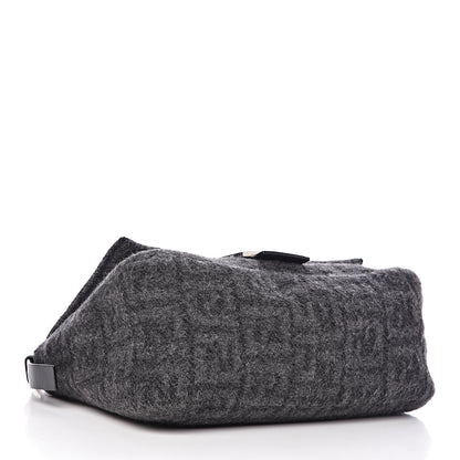 Fendi Wool Zucca Mama Baguette Grey 4 of 10