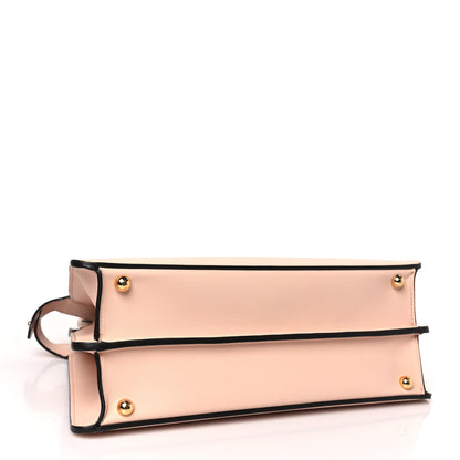Fendi Vitello Seta Shiny Nappa Plexiglass Medium Peekaboo I SEE U Satchel Light Rose 4 of 9