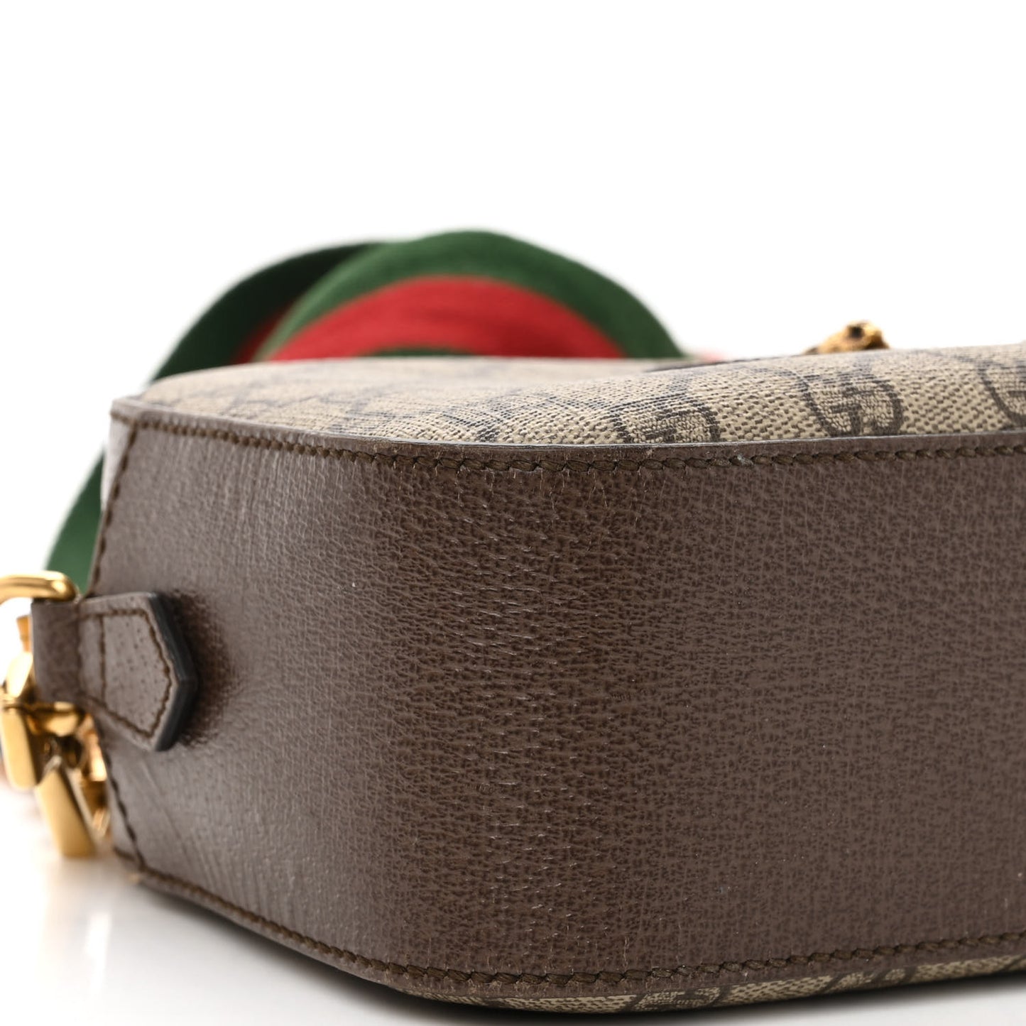 GG Supreme Monogram Web Neo Vintage Shoulder Bag Beige New Acero Crop
