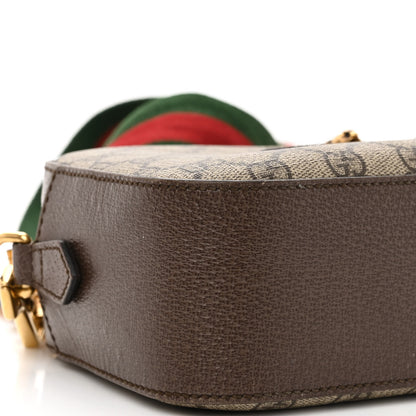 Gucci GG Supreme Monogram Web Neo Vintage Shoulder Bag Beige New Acero Crop 9 of 10