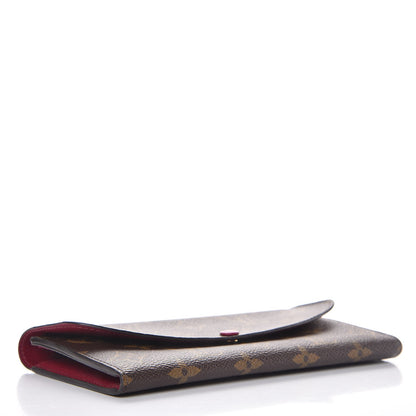 Louis Vuitton Monogram Emilie Wallet Fuchsia 4 of 8