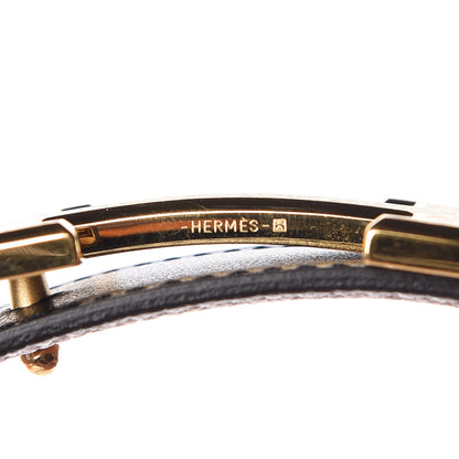 Hermes Box Togo 32mm H Belt 80 Black Gold 6 of 7