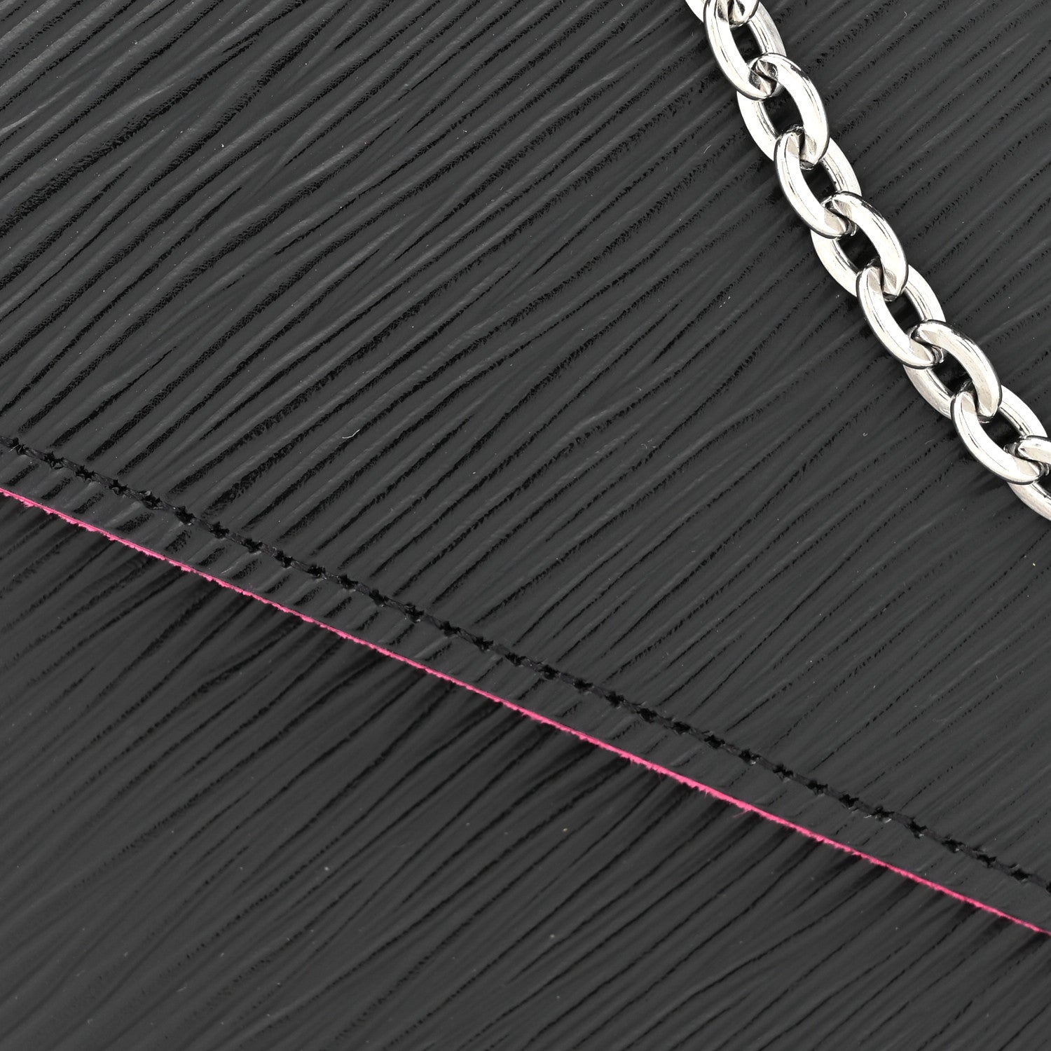 Louis Vuitton Epi Pochette Felicie Black Hot Pink 10 of 13