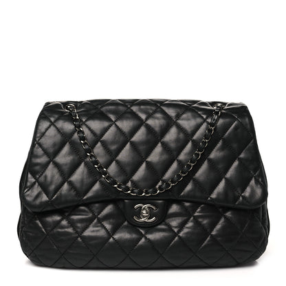 Chanel Lambskin Quilted Chanel 3 Maxi Flap Bag Black 1 of 10