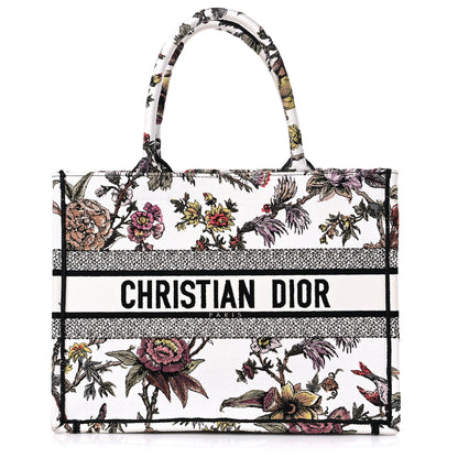 Christian Dior Canvas Jardin Botanique Embroidered Medium Book Tote Multicolor 1 of 11