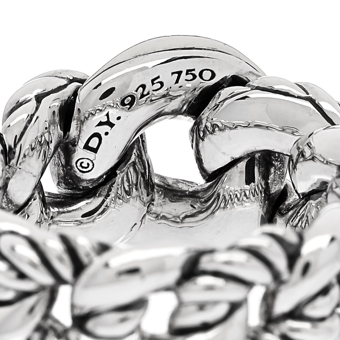 Sterling Silver 18K Yellow Gold Belmont Ring 50 5.5