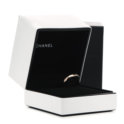 Chanel 18K Beige Gold Mini Coco Crush Ring 55 7.25 6 of 6
