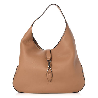 Gucci Soft Grained Calfskin Large Jackie Hobo Classic Camel 1 of 12