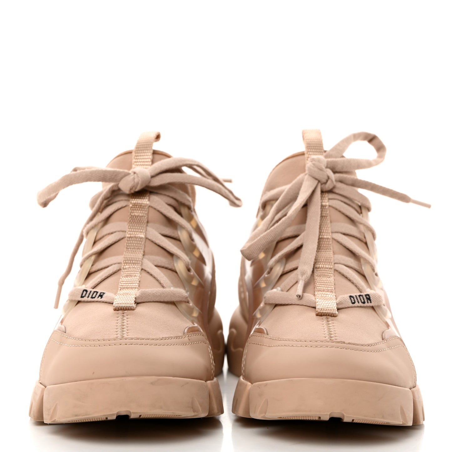 Neoprene Rubber Womens D-Connect Sneakers 36.5 Nude
