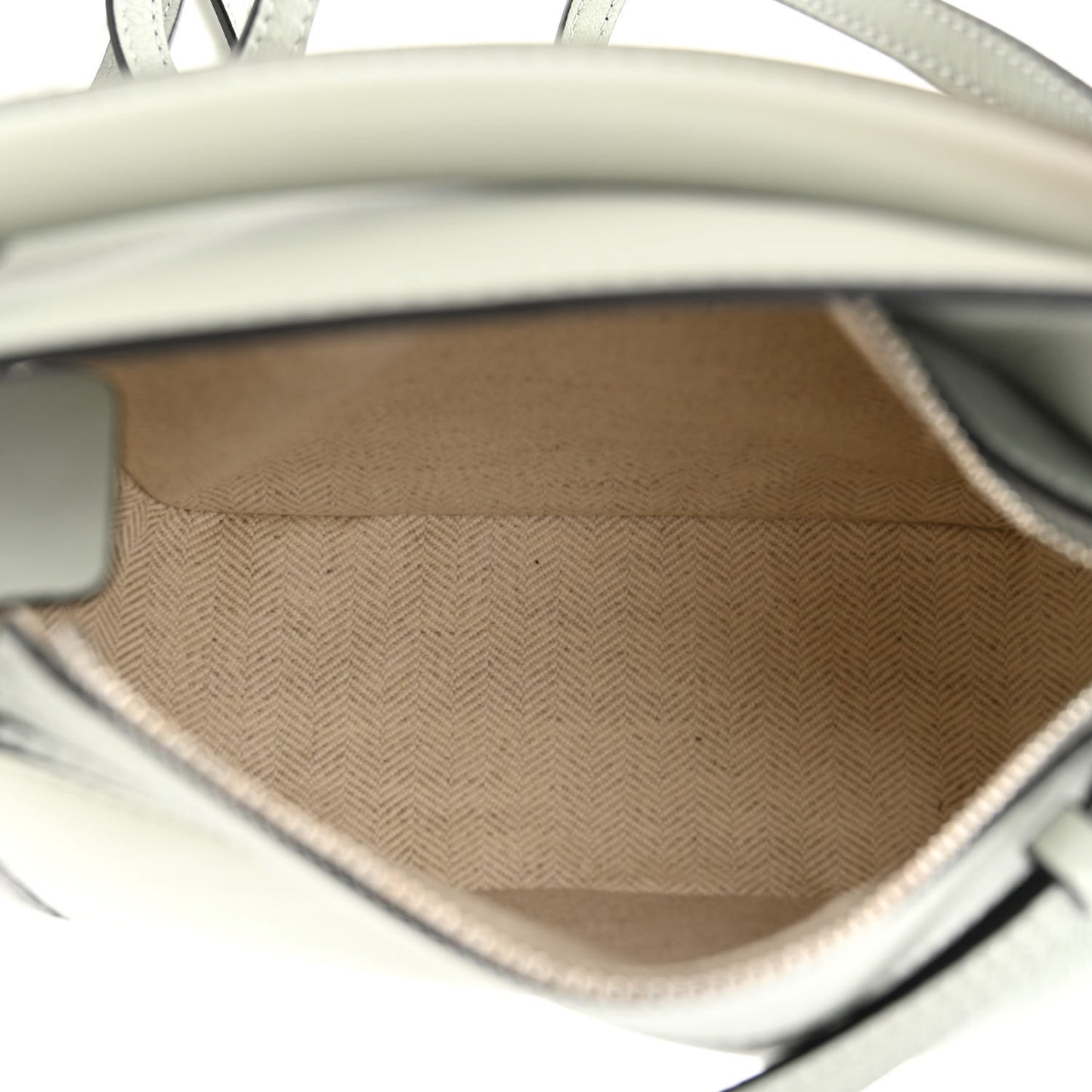Calfskin Mini Puzzle Bag Ash Grey Light Celadon