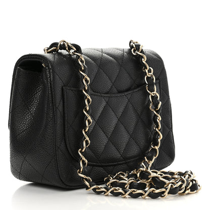 Chanel Caviar Quilted Mini Square Flap Black 3 of 10