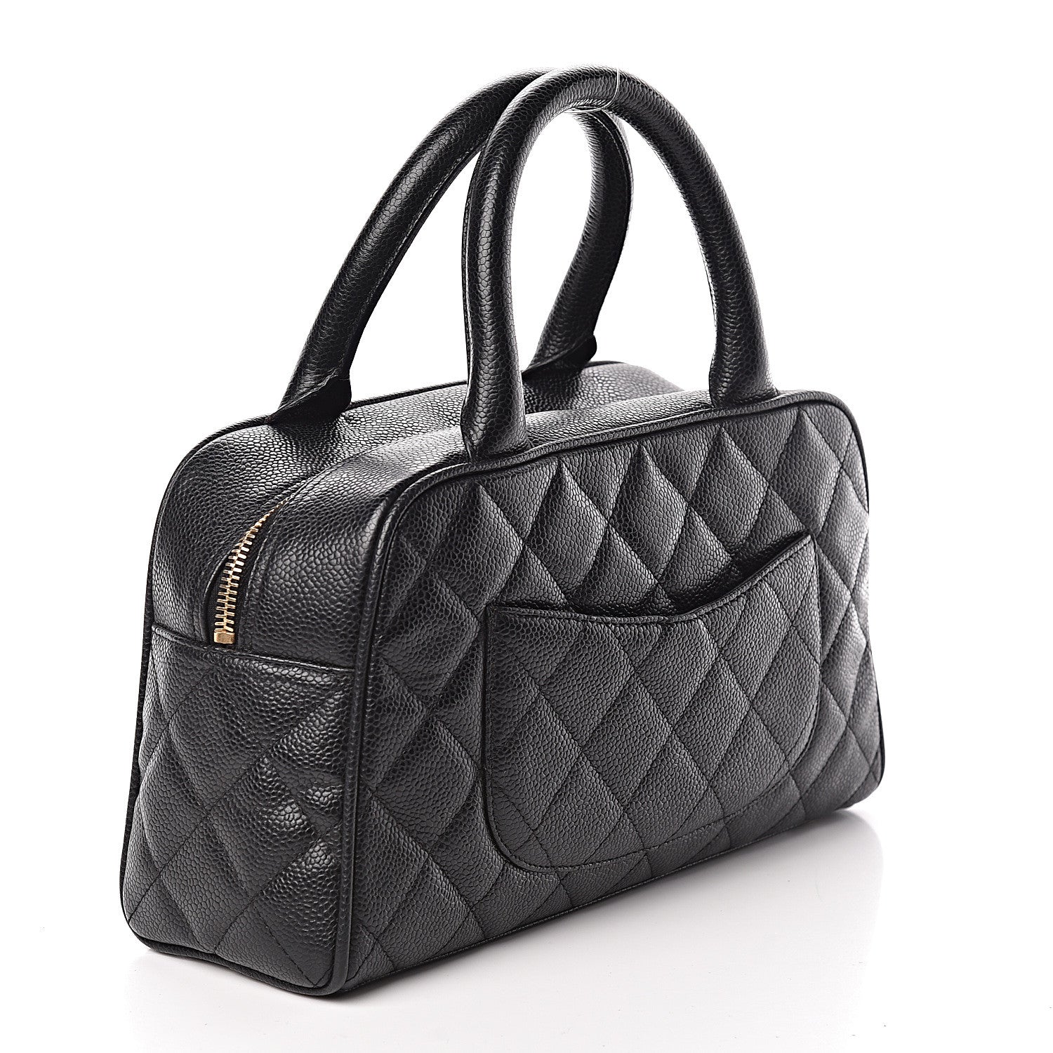 Chanel Caviar Quilted Small Bowler Black 3 of 16