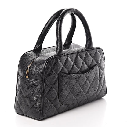 Chanel Caviar Quilted Small Bowler Black 3 of 16