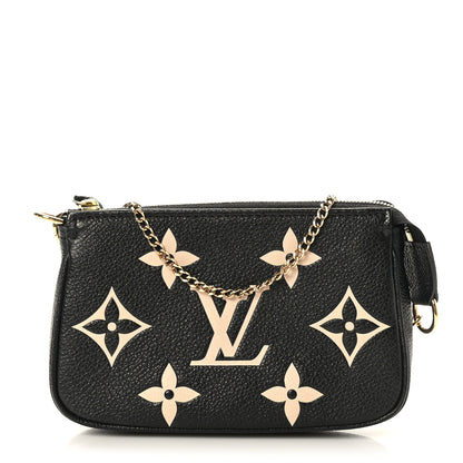 Louis Vuitton Empreinte Monogram Giant Mini Pochette Accessories Black 1 of 9
