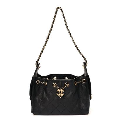 Chanel Caviar Quilted Mini Chanel 25 Handbag Black 1 of 10