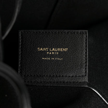 Saint Laurent Calfskin Large Shopping Tote Black 6 of 11