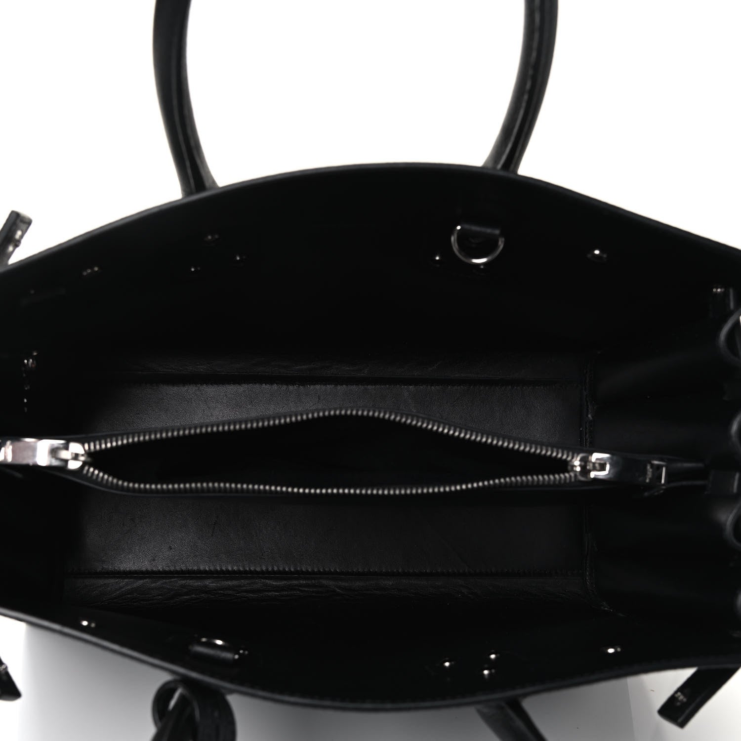 Saint Laurent Grained Calfskin Small Sac De Jour Black 4 of 4