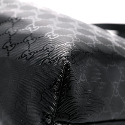 Gucci Imprime Monogram Medium Zippered Shopping Tote Black 12 of 12
