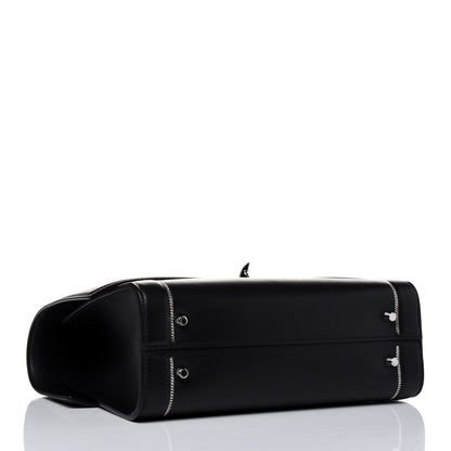 Givenchy Grained Calfskin Chain Small Shark Lock Satchel Black 5 of 18