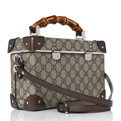 Gucci GG Supreme Monogram Globe-Trotter Beauty Case Brown 3 of 10