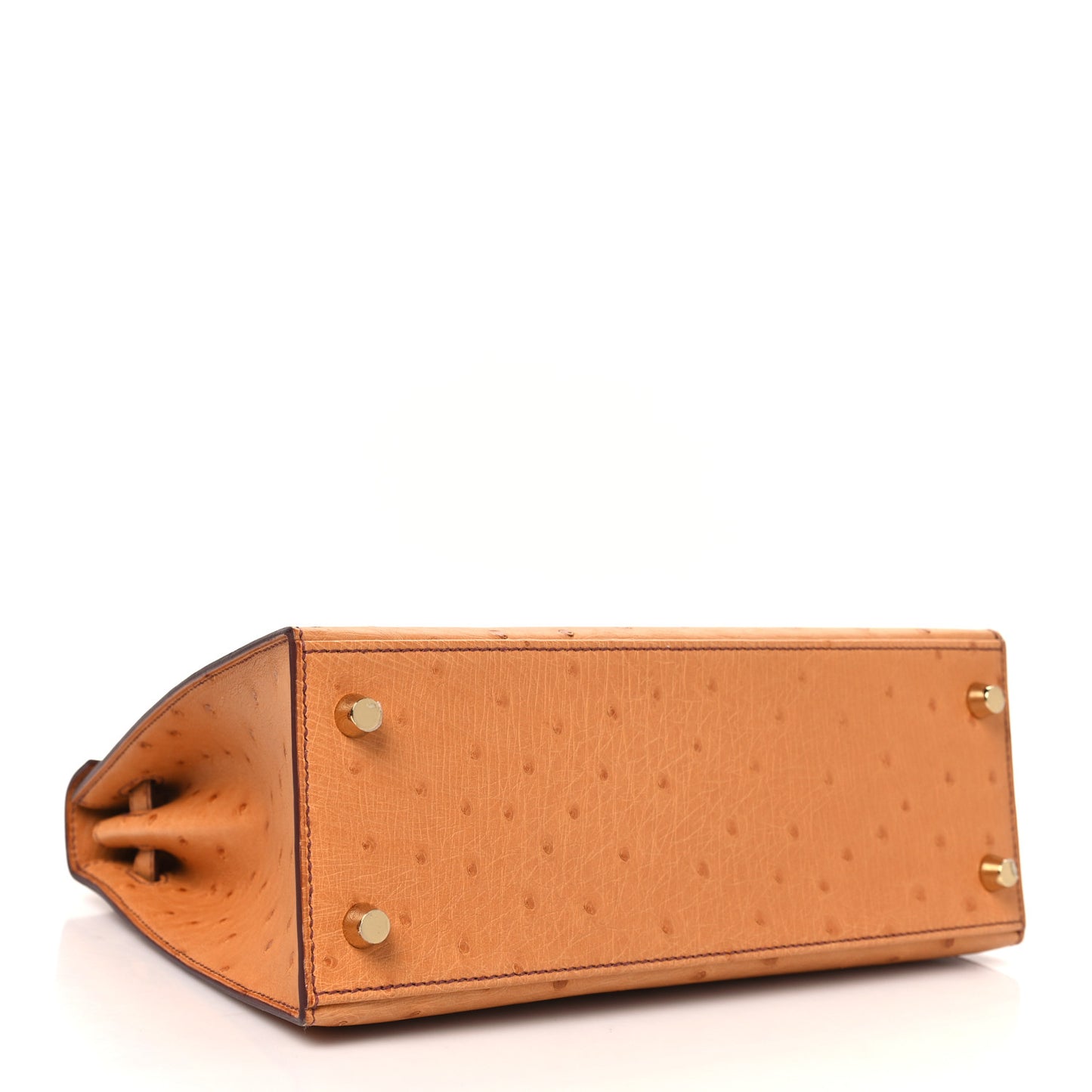 Ostrich Kelly Sellier 25 Gold