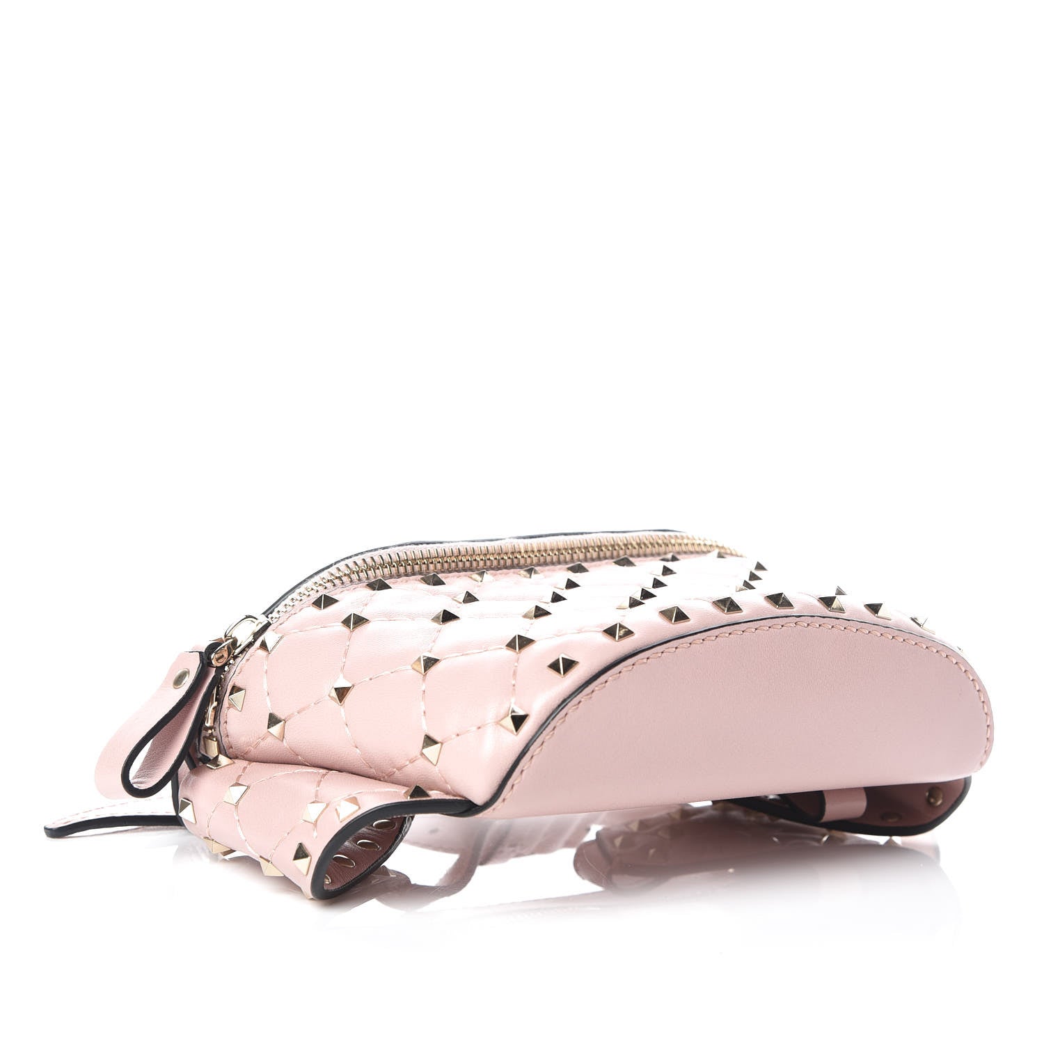 Valentino Garavani Lambskin Rockstud Spike Belt Bag 85 Water Rose 4 of 7
