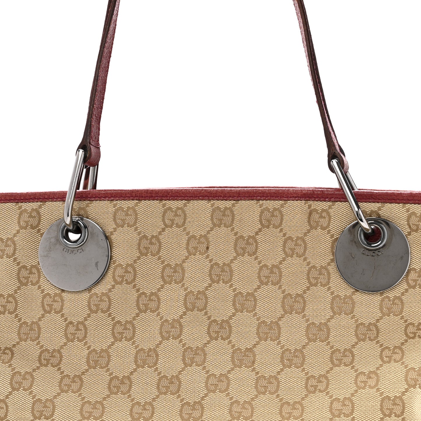 Monogram Large Eclipse Tote Red