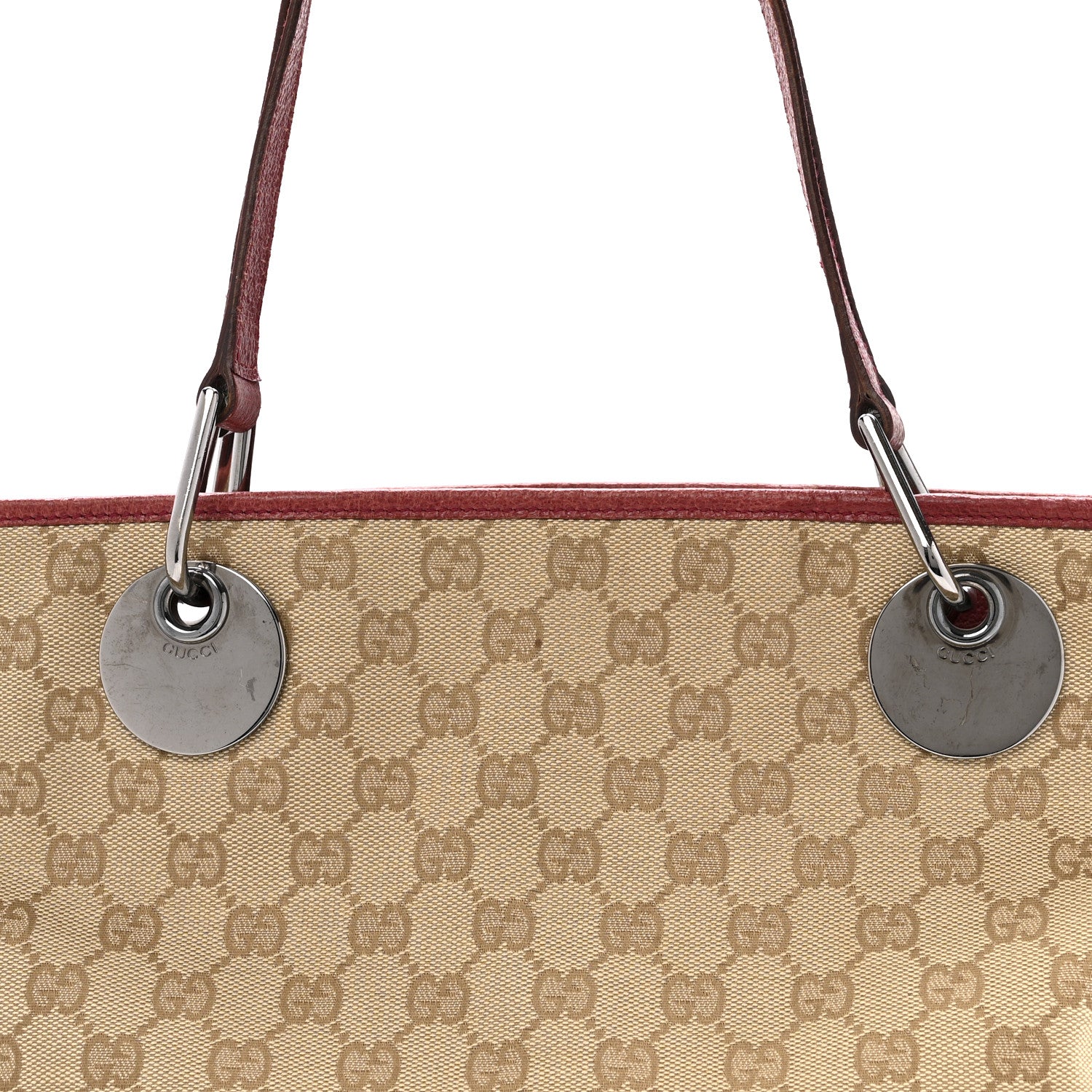 Gucci Monogram Large Eclipse Tote Red 8 of 18