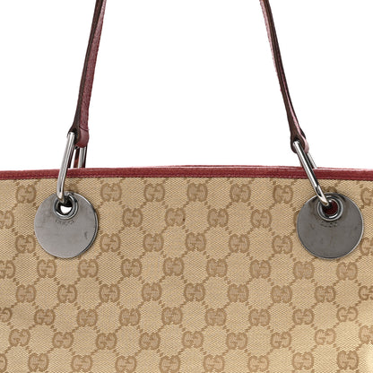 Gucci Monogram Large Eclipse Tote Red 8 of 18