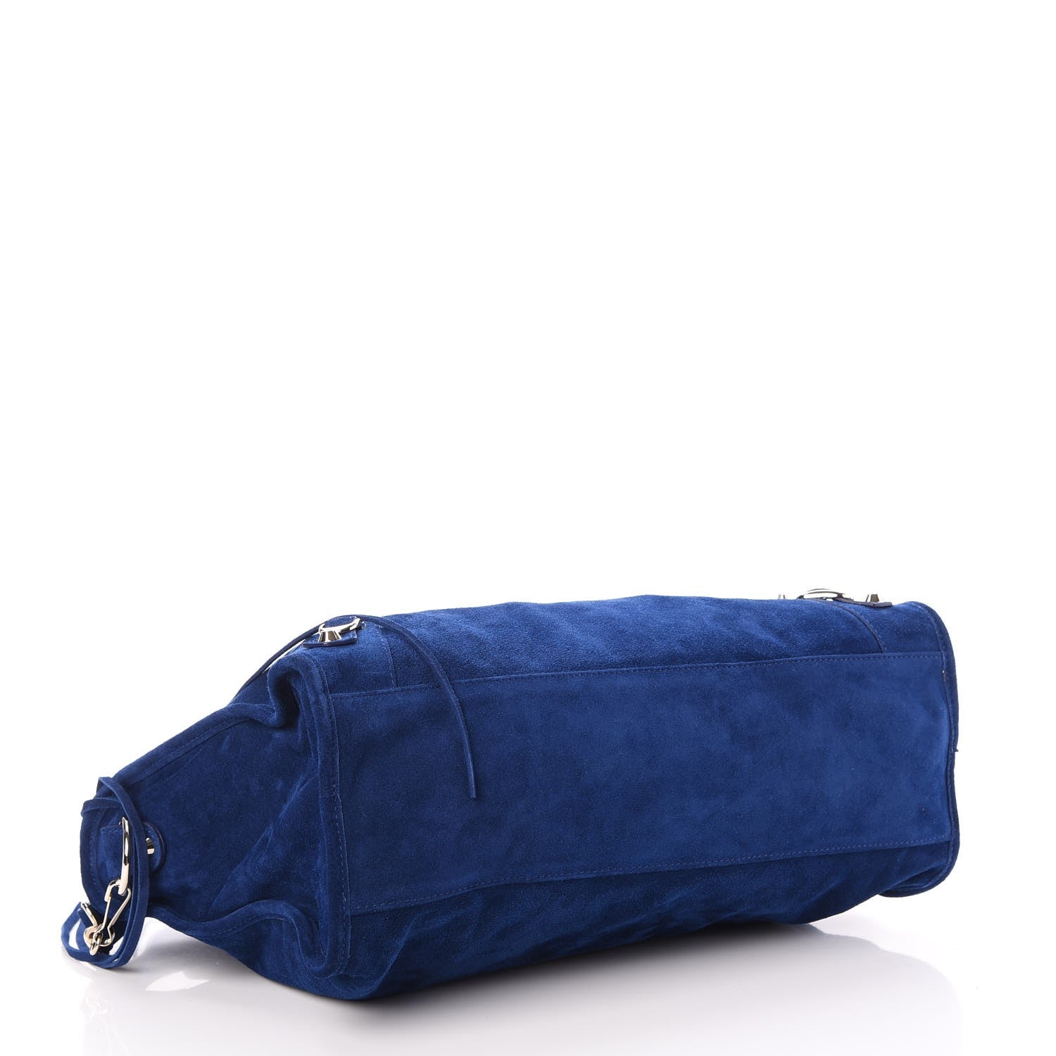 Balenciaga Baby Daim Suede Classic Gold Hardware City Bleu Pacifique 5 of 11