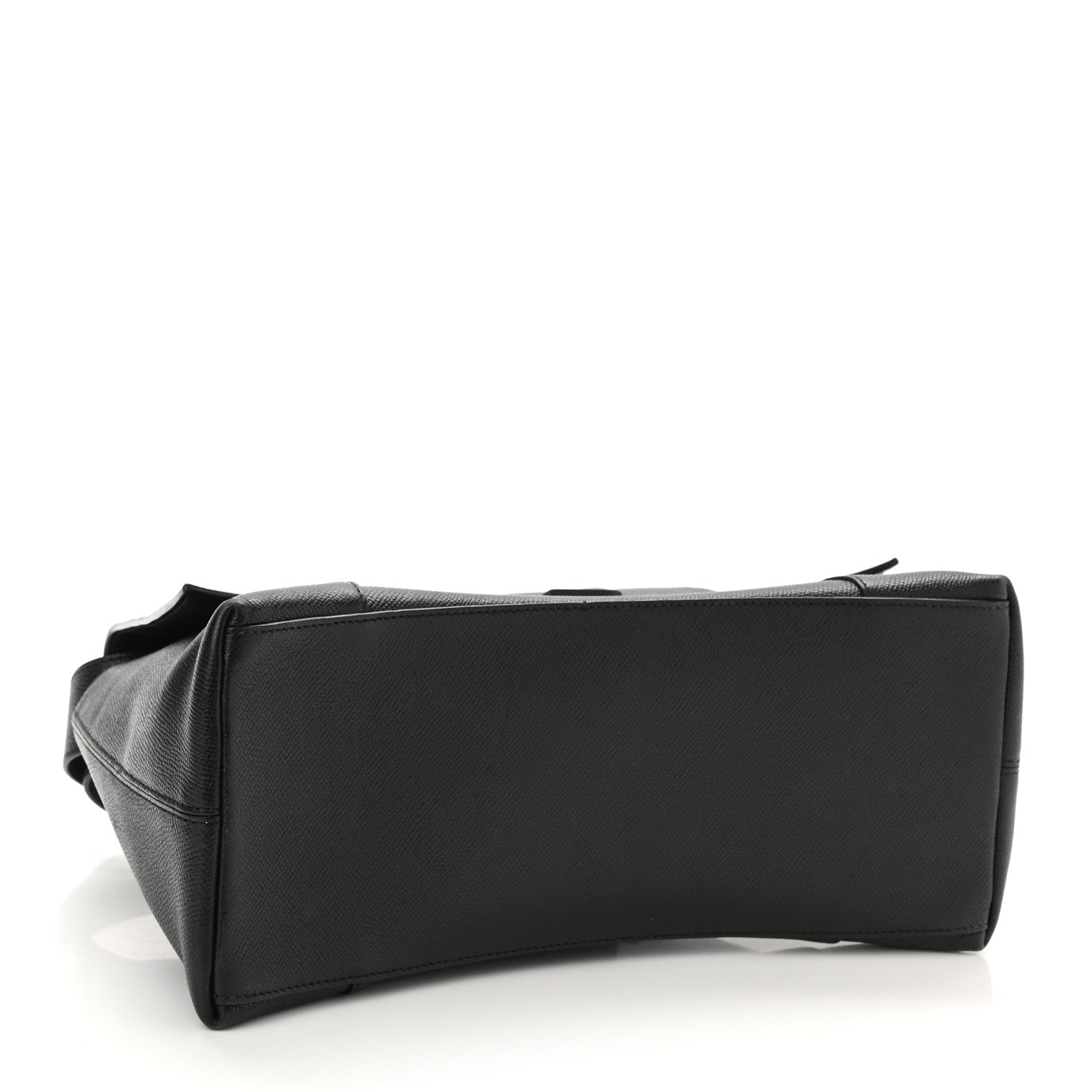 Balenciaga Grained Calfskin Monochrome M Downtown Shoulder Bag Black 4 of 11