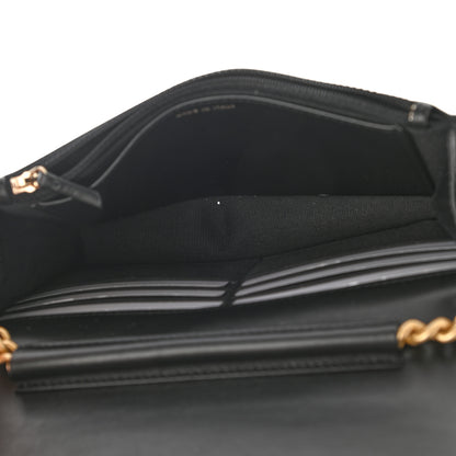 Chanel Caviar Quilted Boy Wallet On Chain WOC Black 8 of 11