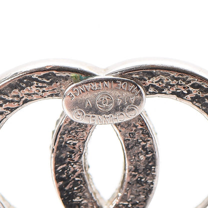 Chanel Crystal CC Earrings Silver 6 of 7