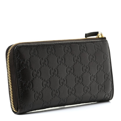 Gucci Guccissima Vitello Tender Donna Long Wallet Testa di Moro 3 of 17