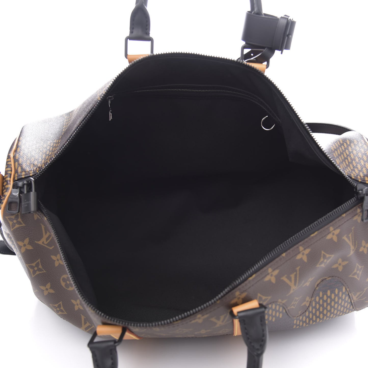 X NIGO Giant Damier Ebene Monogram Keepall Bandouliere 50