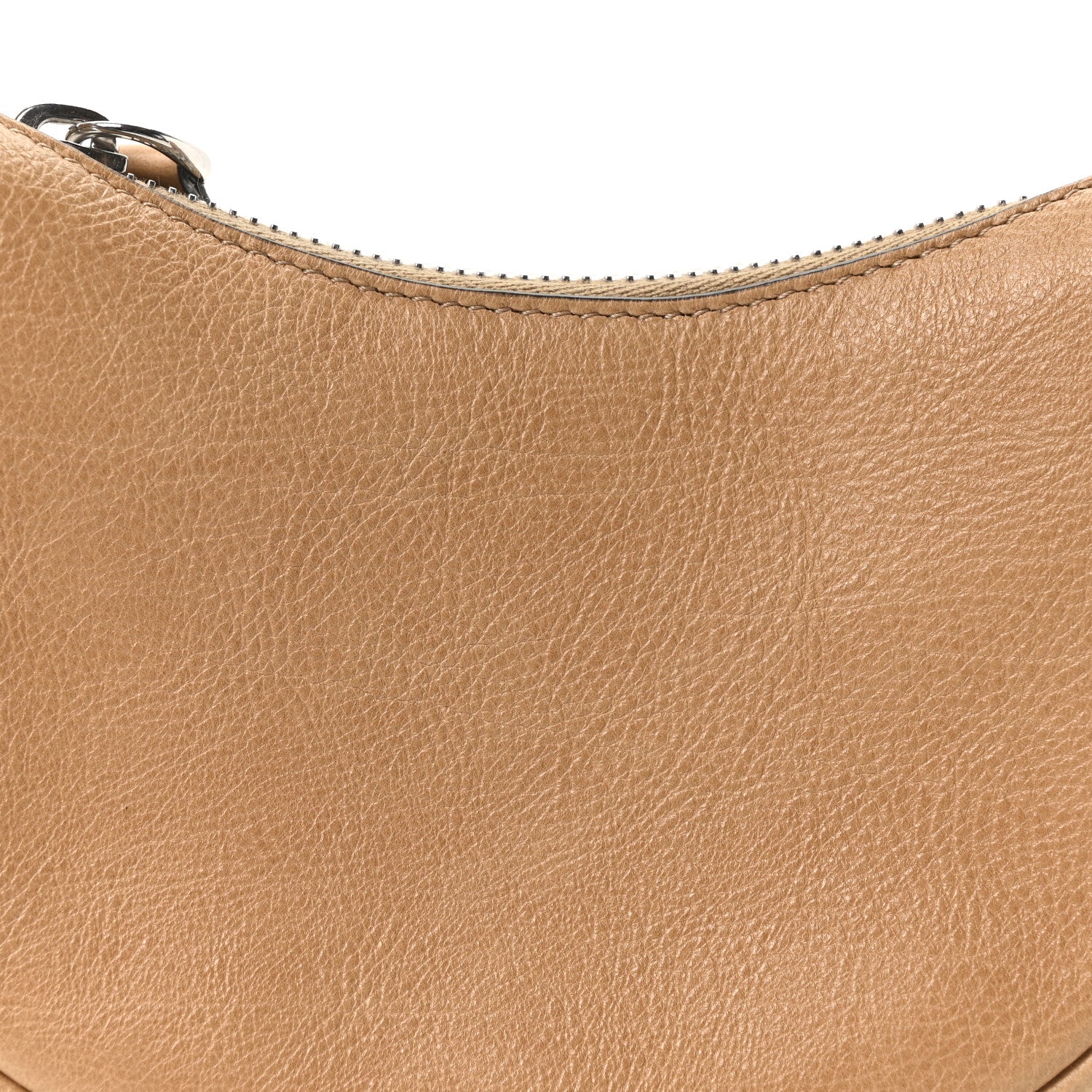 Fendi Vitello Grace Nano Fendigraphy Hobo Charm Miele Scuro 7 of 9