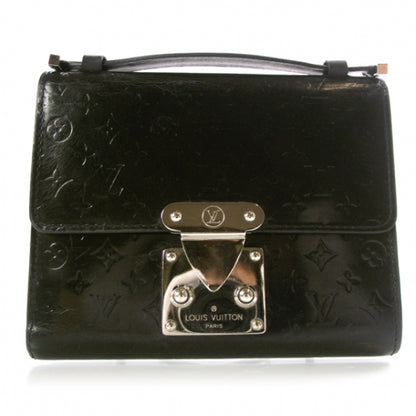 Louis Vuitton Vernis Glace Anouchka PM Wallet Black 1 of 9