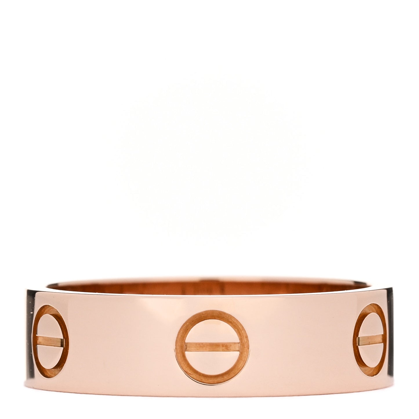 18K Pink Gold 5.5mm LOVE Ring 56 7.75
