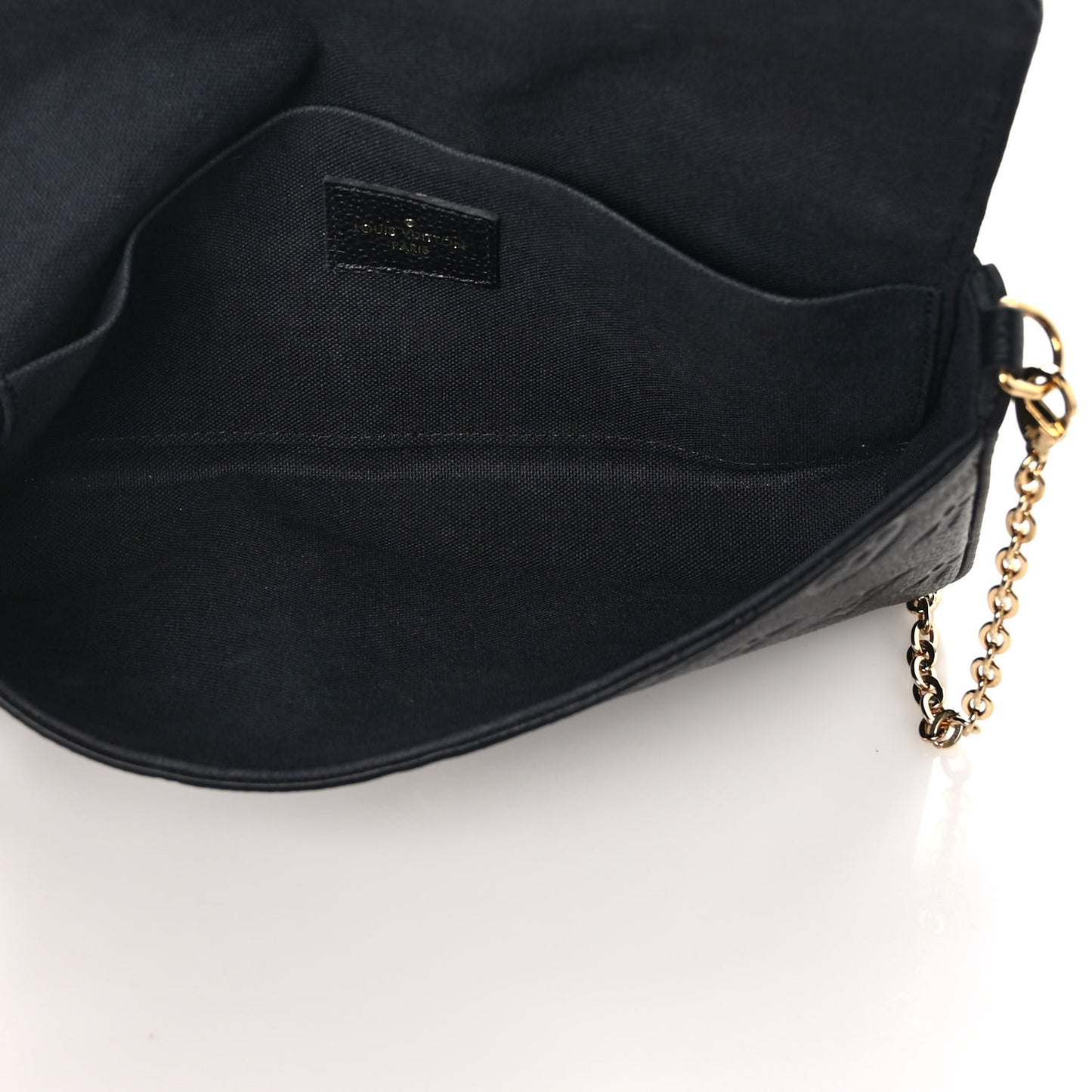 Empreinte Pochette Felicie Chain Wallet Black