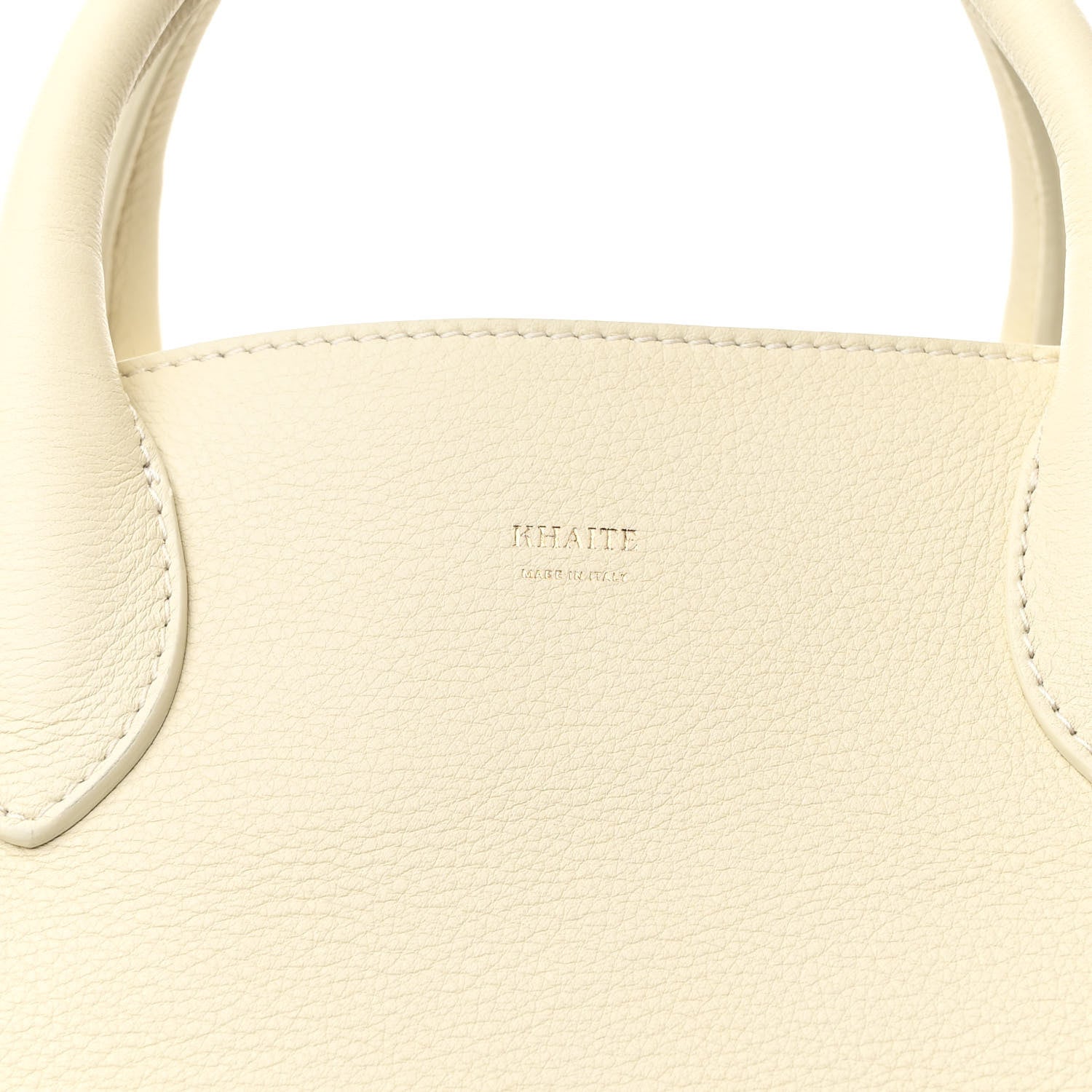 Khaite Pebbled Calfskin Medium Amelia Tote Ivory 7 of 9