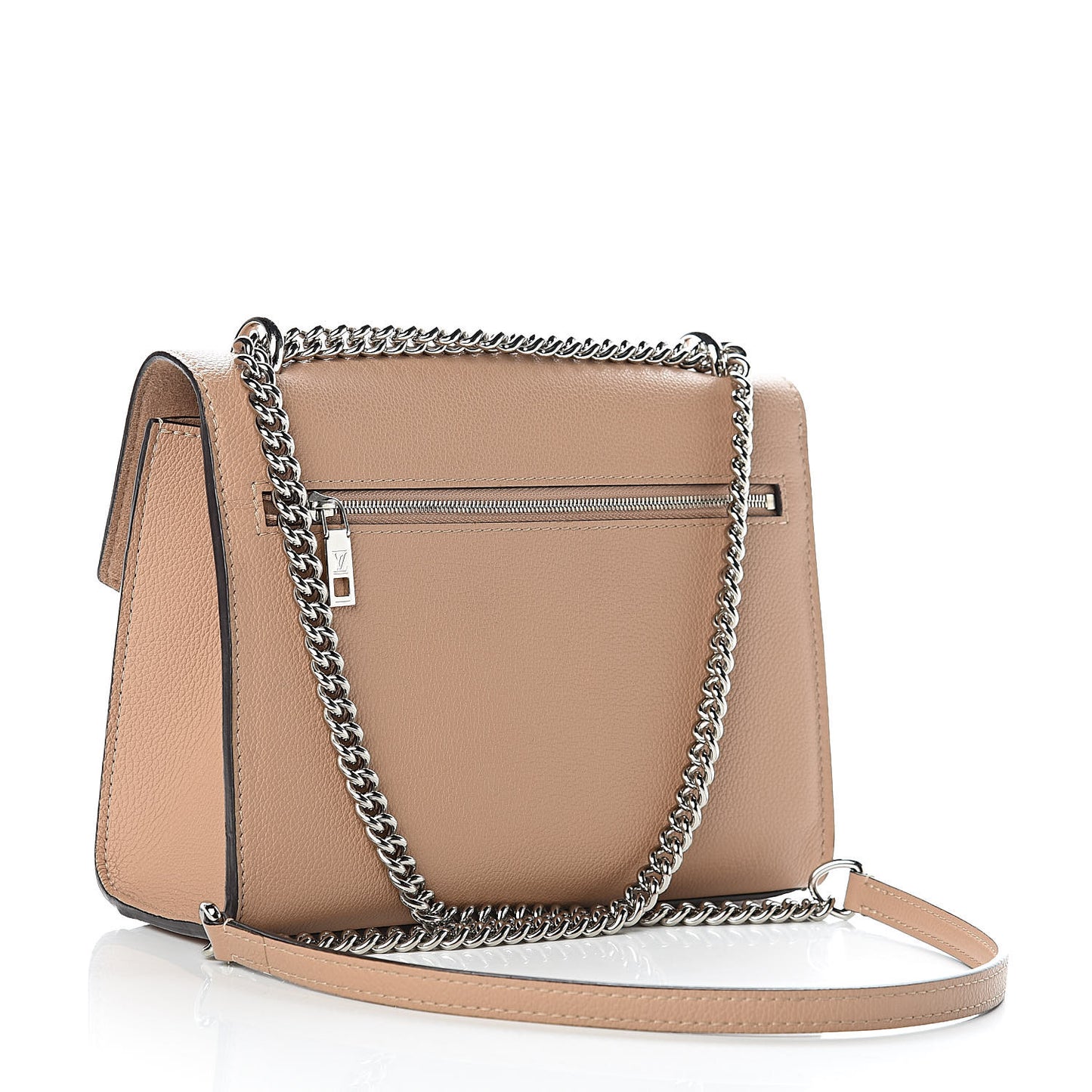 Soft Calfskin Mylockme Chain Bag BB Papyrus Creme