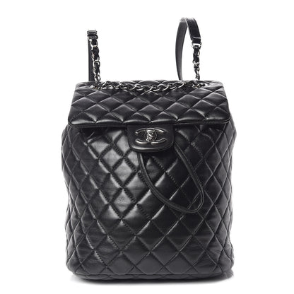 Chanel Lambskin Quilted Small Urban Spirit Backpack Black 1 of 10