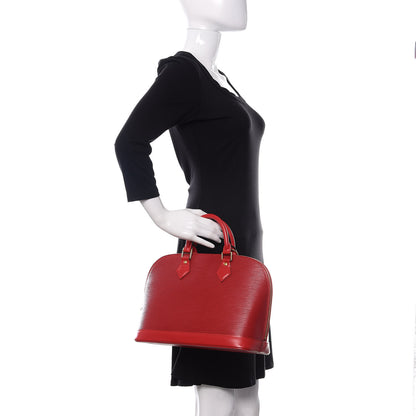 Louis Vuitton Epi Alma PM Castillan Red 2 of 11