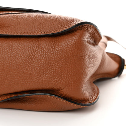 Chloe Calfskin Medium Marcie Satchel Tan 9 of 12